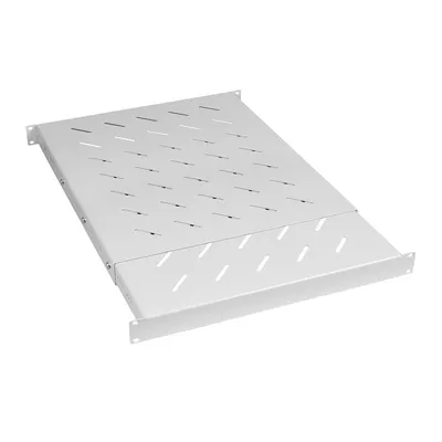 Полка 19" Cabeus SH-J018-SS-600-100KG, усиленная до 100 кг, серая