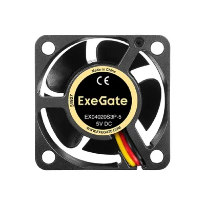 Вентилятор ExeGate EX295196RUS, 40×40×20мм, 5В, 3pin, 5000RPM