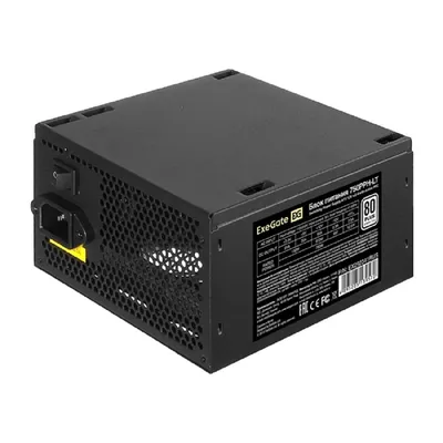 Блок питания ExeGate EX292341RUS-OEM, 750W, 80 PLUS, ATX