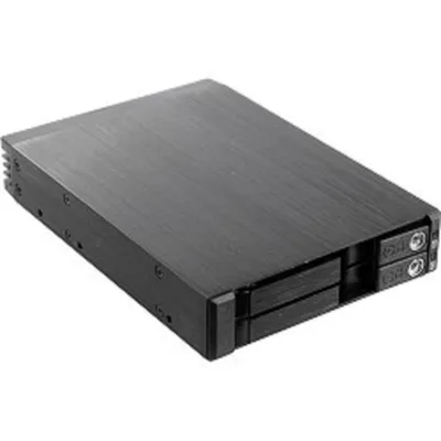Корзина HDD Procase T2-012-SATA3-BK, 2×2.5", SATA3/SAS, hot-swap