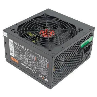 Блок питания Ginzzu CB700, 700W, 24+4pin, 2×PCI-E, 6×SATA