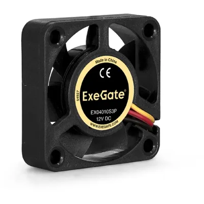 Вентилятор ExeGate EX166186RUS, 40×10 мм, 5000 об/мин, 3-pin