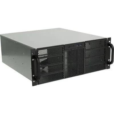 Корпус Procase RE411-D11H0-E-55, 4U, 11x5.25", EATX, глубина 550мм, черный