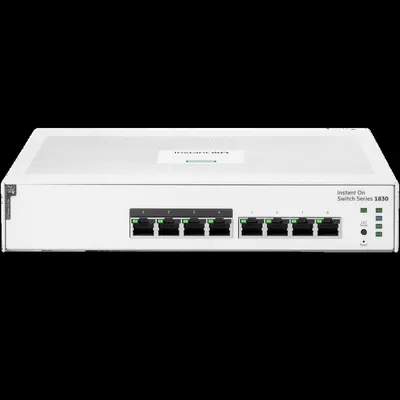 Коммутатор HPE JL811A, Aruba Instant On 1830, 8×1GbE PoE, PoE 65 Вт, Web-managed