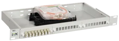 Оптический кросс ITK FOBX24-1U-16LCUD50, 1U, 16×LC Duplex