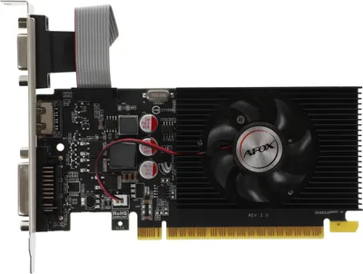 Видеокарта AFOX AF220-1024D3L2, GeForce 220, PCI-E 2.0, DDR3 1GB, Low Profile