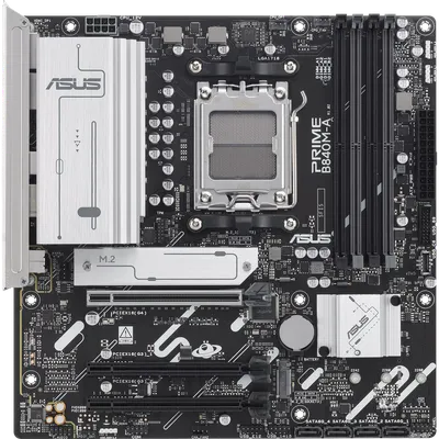 Материнская плата ASUS PRIME B840M-A-CSM, AM5, B840, 4xDDR5, mATX