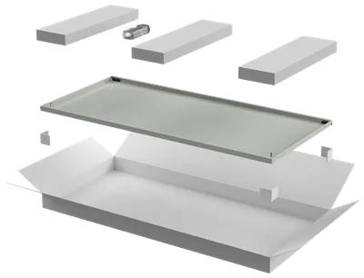 Дверь металлическая ITK LINEA N LN35-18U6X-DM, 600мм, 18U, серая