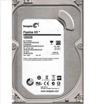 Жесткий диск Seagate ST1000VM002, 1ТБ, SATA III, 3.5", 5900RPM