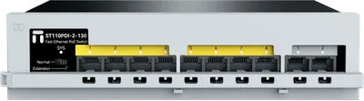 Коммутатор Netis ST110PDI-2-130, неуправляемый, 8×PoE+ 100 Мбит/с, 2×100 Мбит/с Uplink, 130W