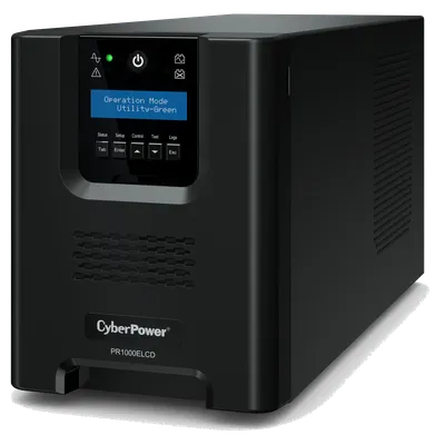 ИБП CyberPower PR1000ELCD, Line-Interactive, 1000VA/900W, 8×IEC C13, LCD