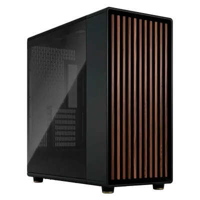 Корпус ПК Fractal Design FD-C-NOR1X-02, Full-Tower, чёрный, 3×140mm, TG, дерево
