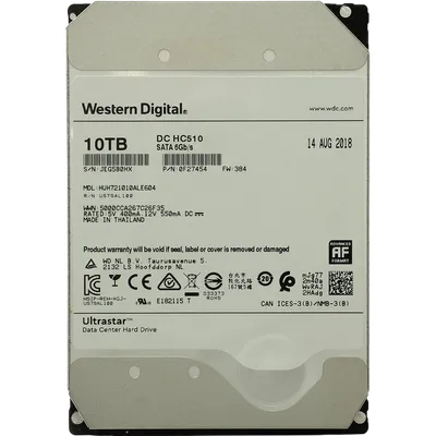 Жесткий диск Seagate HUH721010ALE604, 10ТБ, 3.5", SATA III, 7200rpm