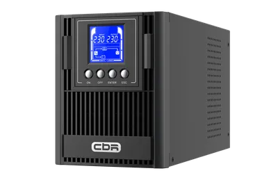 ИБП CBR ESN-1KT-3F-LCHERSC, Online 1000VA/1000W, Tower, LCD