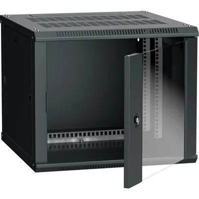 Шкаф телекоммуникационный ITK LWR5-06U66-GF, настенный, 6U, 600×600мм, стеклянная дверь