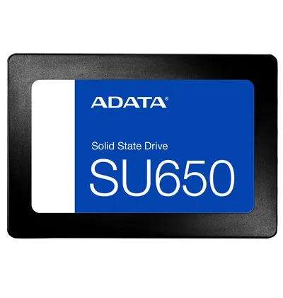 Твердотельный накопитель SSD ADATA SU650 ASU650SS-240GT-R 240GB 2.5" Client SATA 6Gb/s, 520/450, IOPS 40/75K, MTBF 2M, 3D NAND, DRAM less, 140TBW, 0,53DWPD, RTL (461162)