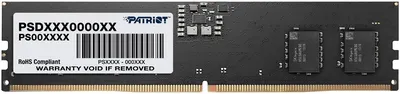 Оперативная память Patriot PSD532G56002, DDR5, 32ГБ, 5600МГц, CL46