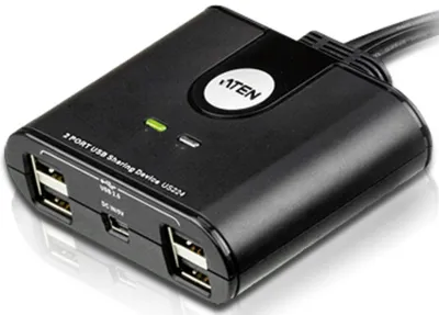 Переключатель USB ATEN US224, 2 порта, USB 2.0