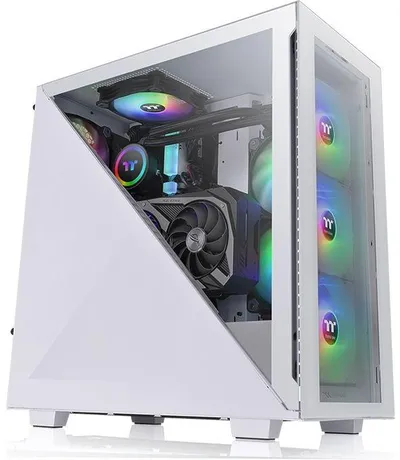 Корпус Thermaltake CA-1S2-00M6WN-02, Divider 300 TG Air Snow, Mid Tower, ATX