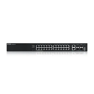 XGS2220-30-EU0101F - L3 Access Gigabit Switch Zyxel NebulaFlex Pro XGS2220-30, 24xRJ-45: 1G, 2xRJ-45: 1/2.5/5/10G, 4xSFP+, stackable (up to 4), rack 19"