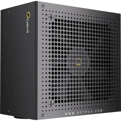Блок питания ПК/ Power Supply Ocypus Delta P850, Model P850-BD, 850W 80+ Bronze (ATX, 3.1, Non modular, 1x24(20+4)pin, 2xCPU 8(4+4)pin, 3xPCIe*2 8(6+2)pin, 1x12V-2x6, 8xSATA3 , Active, 120x120mm, 150x140x86mm, APFC, black)