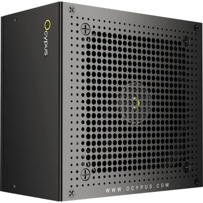Блок питания ПК/ Power Supply Ocypus Iota P1000, Model P1000-GF, 1000W 80+ Gold (ATX, 3.1, Full modular, 1x24(20+4)pin, 2xCPU 8(4+4)pin, 3xPCIe*2 8(6+2)pin, 1x12V-2x6, 8xSATA3 , Active, 120x120mm, 150x140x86mm, APFC, black)