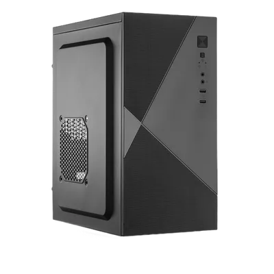 Корпус Foxline FZ-019-SX450, mATX, 450 Вт, 2×USB 2.0, Black