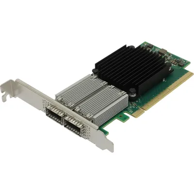 Сетевой адаптер Mellanox MCX556A-ECAT ConnectX-5 Ex VPI Adapter Card EDR IB and 100GbE Dual-Port QSFP28 PCIe3.0 x16 Tall Bracket, RTL {22} (480320)