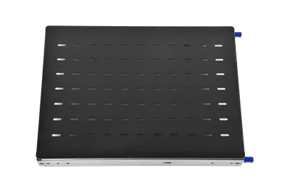 Полка ЦМО ТСВ-62У-9005, 2U, перфорированная усиленная, до 150 кг, чёрный