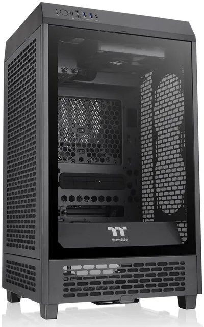 Корпус Thermaltake CA-1X9-00S1WN-00, The Tower 200, miniITX, без БП