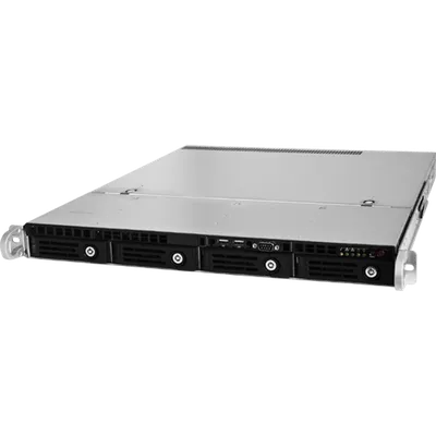 Корпус серверный Ablecom CS-R11-5501P, 1U, Mini-ITX/Micro-ATX/ATX, 4×3.5" SAS/SATA