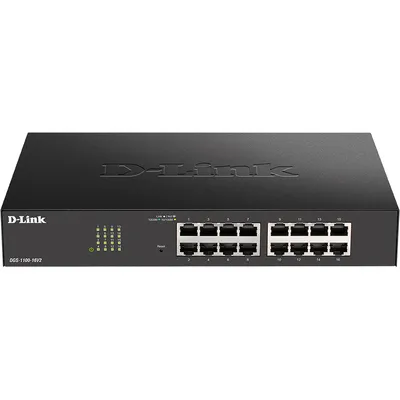 Коммутатор D-Link DGS-1100-16V2/A2A, L2, 16×1GbE