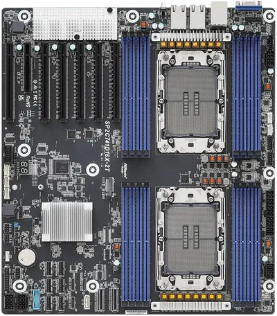 Материнская плата ASRock 90-SXGB50-AOUAYF, EEB, 2×LGA4677, DDR5, 16 слотов