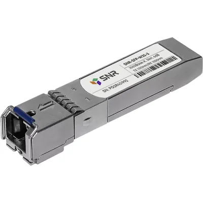 SNR SNR-SFP-W35-3-I Одноволоконный модуль, SFP WDM 1000Base-BX, разъем SC, рабочая длина волны Tx/Rx: 1310/1550нм, дальность до 3км (6dB), с поддержкой функции DDM