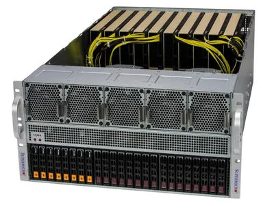Серверная платформа Supermicro SYS-521GE-TNRT, 5U, 2×LGA-4677, 32×DDR5, 13×PCIe 5.0