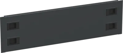 Фальш-панель ITK ZP-FP05-03U-H-G3-R, 19" 3U, на защелках, чёрная