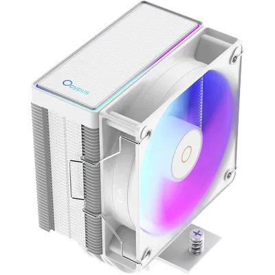 Кулер Ocypus Gamma A40 WH ARGB, 100 мм, 4 теплотрубки, PWM