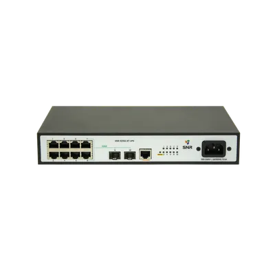 Коммутатор SNR SNR-S1908GP-2S, неуправляемый, L2, 8×1GbE PoE, 2×SFP