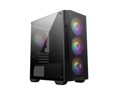 Корпус ПК MSI MAG FORGE M100A, Mini-Tower, TG, mATX