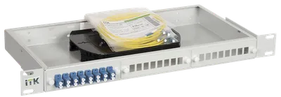 Оптический кросс ITK FOBX24-1U-24SCUS09, 1U, 24×SC, SM OS2