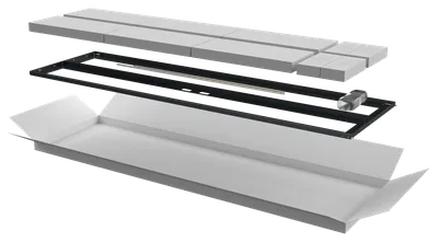 Дверь перфорированная двустворчатая ITK LINEA N LN05-38U6X-D2P, 600мм, 38U, черная