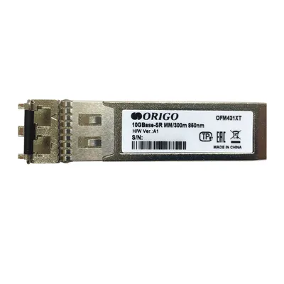 SFP-трансивер ORIGO Трансивер SFP+, 10GBase-SR (Duplex LC), 850 нм, для многомодового кабеля, до 300 м
