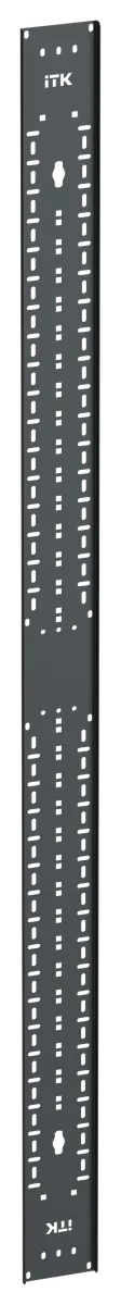 Органайзер кабельный ITK LINEA S LS-CO05-42U-V, вертикальный, 42U, чёрный