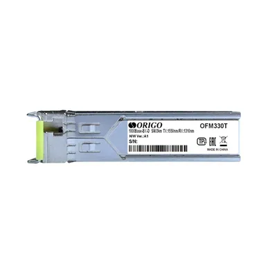 Трансивер Origo OFM330T/10KM/A1A, SFP, 1000Base-BX-D, Tx1550/Rx1310нм, 10 км