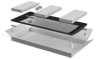 Дверь ITK LINEA N LN05-33U6X-DP, перфорированная, 600мм, 33U, черная