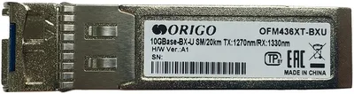 SFP-трансивер ORIGO WDM трансивер SFP+, 10GBase-BX-U (Simplex LC), Tx:1270 нм, Rx:1330 нм, для одномодового кабеля, до 20 км