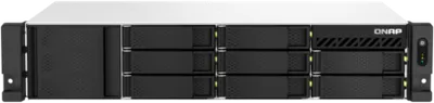 Сетевое хранилище без дисков/ SMB QNAP TS-864eU-RP-8G NAS, 8-tray 3,5"/2,5" w/o HDD, 4-core Intel Celeron N5095 2.0-2.9 GHz, 8GB DDR4 max, 2x2.5GbE LAN, 2U Rackmount, 2x300W PSU.  W/o rail kit RAIL-B02