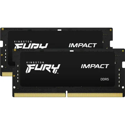Память Kingston KF548S38IBK2-16, DDR5, 2x8GB, 4800MHz, SO-DIMM