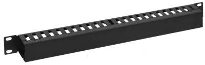 Органайзер кабельный ITK ZP-CO05-1U-24-M-C-R, 19", 1U, 24 слота