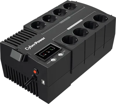 Источник бесперебойного питания ИБП CyberPower BS650E NEW линейно-интерактивный 650ВА/390Вт, 4+4 евророзетки, USB / CBR-BS650E. / UPS Line-Interactive CyberPower BS650E NEW 650VA/390W USB (4+4 EURO) {3} (272765)